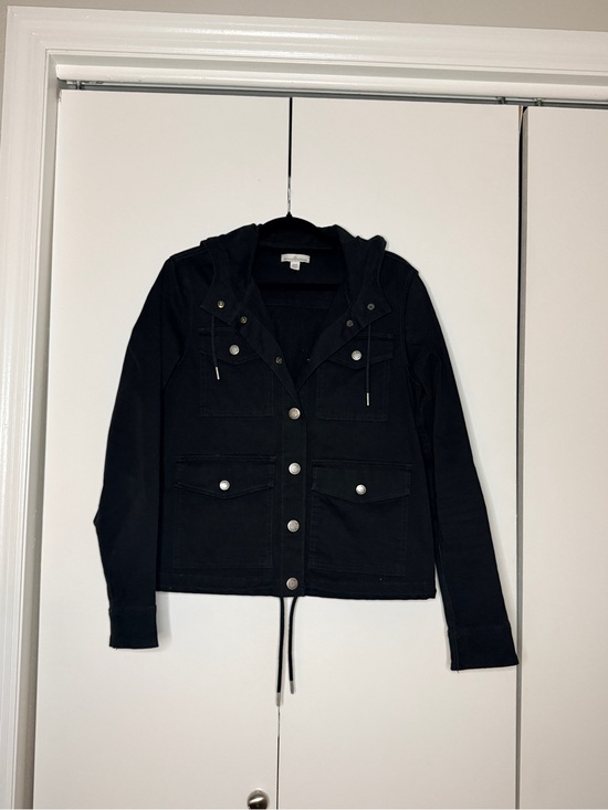 L.L. Bean Jackets & Blazers - L.L.Bean Signature Black Denim Utility Jacket